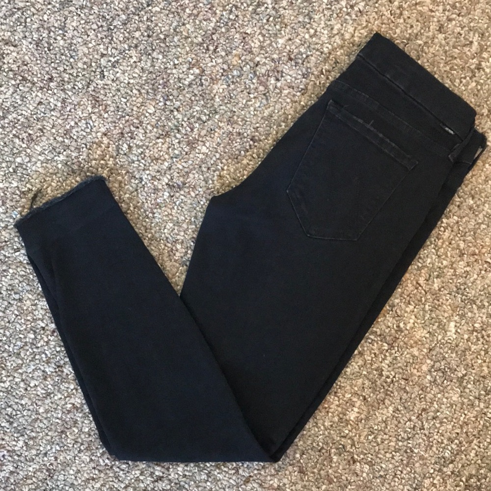 MOTHER Looker Ankle Fray Jeans